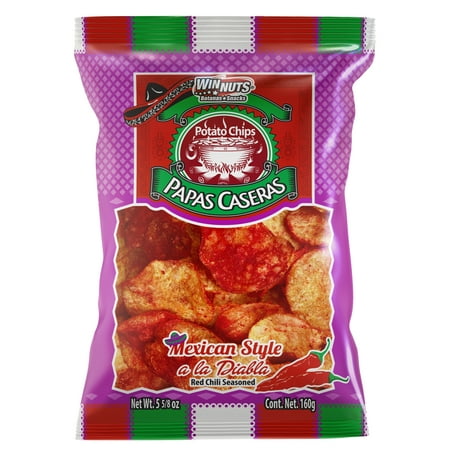 Winnuts Papa Casera A La Diabla Kettle Chips 5.64 oz.