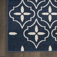 thumbnail image 5 of Nourison Essentials Outdoor Navy Ivory 6' x 9' Area Rug (6x9), 5 of 9