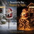 thumbnail image 7 of Santa Claus Magic Fountain, Flowing Snowflake LED Christmas Garden Light, Solar Power and Outdoor Garden Stake for Christmas Yard Decor, 7 of 7