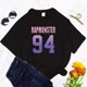 thumbnail image 3 of Camiseta informal con estampado de k-pop para mujer, Top Harajuku para mujer, Camiseta básica con cuello redondo, camiseta blanca de manga corta para niña, 3 of 5