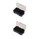 thumbnail image 1 of Matsuzay Caja de almacenamiento de herramientas de pesca Color sólido Reemplazo de múltiples compartimentos Caja organizadora de señuelos Negro 2Conjunto, 1 of 6