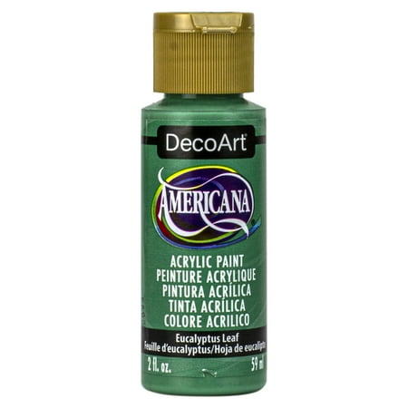 UPC: 0766218125606 | DecoArt Americana Acrylic Paint 2 oz. Eucalyptus Leaf