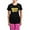 With Pink Pant, variant on CafePress - Sunday Funday Pajamas - Women's Short Sleeve Print T-Shirt and Pants Dark Cotton Pajama Set