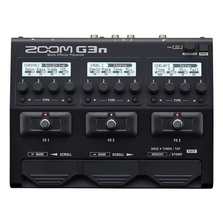 Zoom G3N Intuitive Multi Effects Amp Processor Pedal Simulator for Guitarists