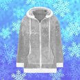 thumbnail image 4 of Womens Winter Fuzzy Fleece Hooded Jackets,Women's Plush Zip Up Trendy Graphic Print Coat Casual Warm Hoodie Jacket Outcoat, 4 of 4