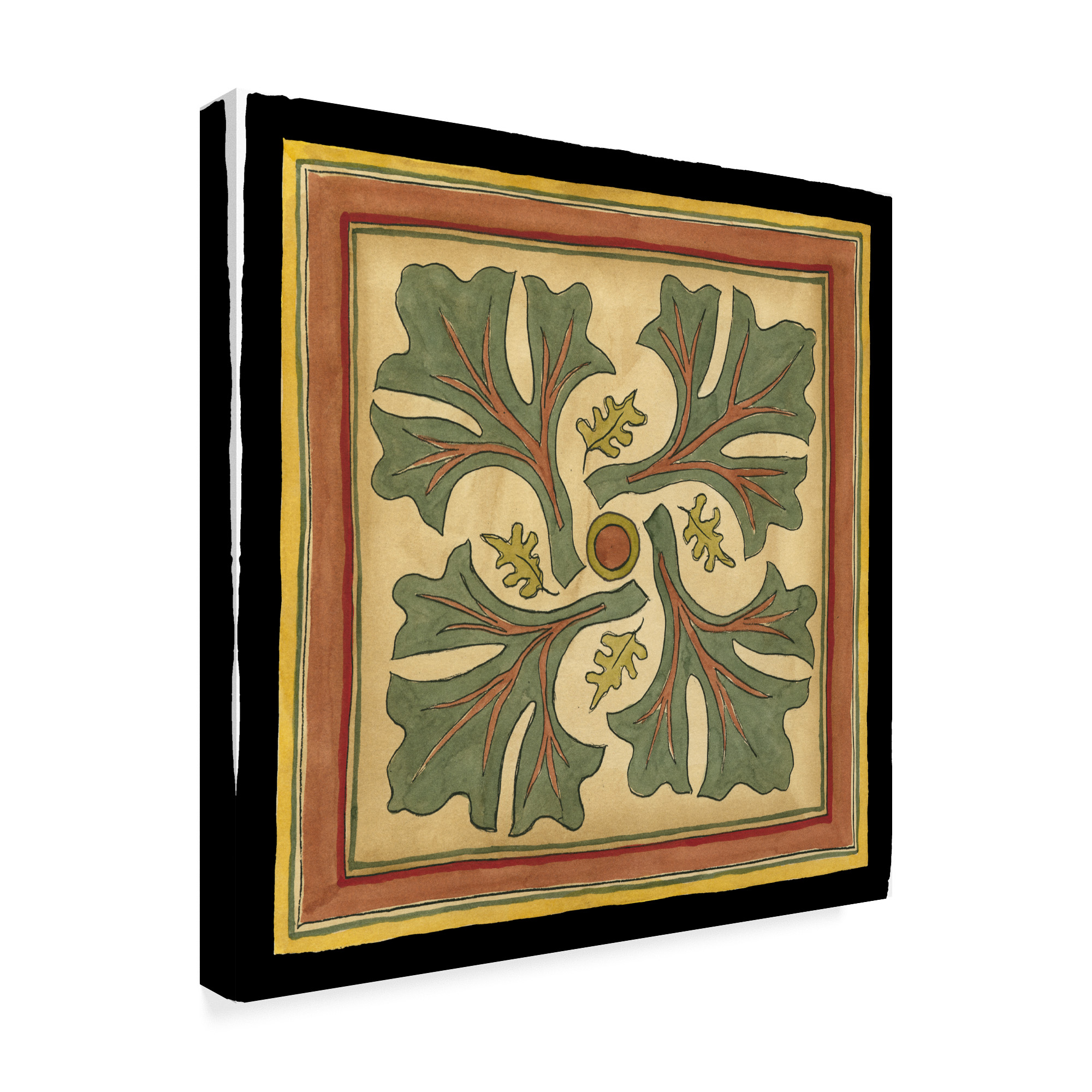 Trademark Fine Art 'Art sand Crafts Leaves II' Canvas Art by Jennifer Goldberger