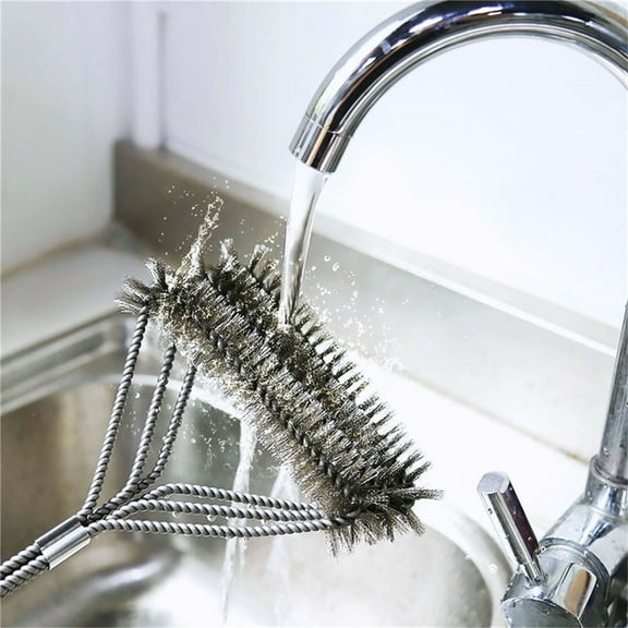 TUOBARR 3 In 1 Bbq Cleaner Grill Brush And Scraper 18In Bristle-Free Grill Brush
