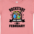 thumbnail image 4 of Inktastic Rockstars are Born in February Birthday Boys or Girls Baby T-Shirt, 4 of 5