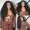 thumbnail image 6 of Mongolian Kinky Curly Human Hair Bundles 1/3/4 Pieces Natural Hair Extensions Topper Woman Human Hair, 6 of 6