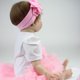 thumbnail image 3 of Muñeca Recién Nacido Muñeca de Silicona para Recién Nacidos, Juguetes de Aprendizaje, Rosa, 55 Cm, 3 of 8