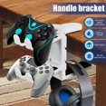 thumbnail image 2 of AEVXKHI Aluminium Alloy Headphone Hanger, No Drilling 3 in 1 Gaming Headset Holder, Detachable Anti Slip Controller, Headset Hanger with Protective Pad for Clamping on Desk, 2 of 10