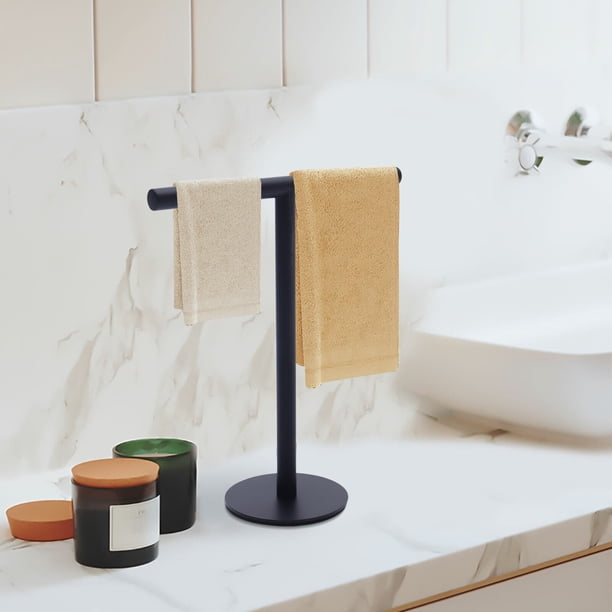 Miumaeov Modern Bathroom Towel Stand Holder Towel Rack Free Standing ...