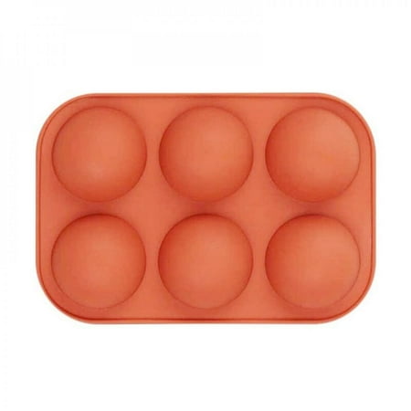 

[CLEARANCE Sale]6 Holes DIY Ball Sphere Mold Silicone Cake Chocolate Candy Mould Kitchen Baking Soap Jelly Mold