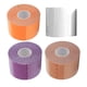 thumbnail image 2 of Cinta elástica atlética para ejercicios, cinta fisiológica, vendaje neuromuscular para músculos y articulaciones, 4 unidades, color blanco, naranja y morado, 2 of 12