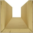 thumbnail image 6 of Ekena Millwork 12"W x 8"H x 12'L 3-Sided (U-beam) Rough Cedar Endurathane Faux Wood Ceiling Beam, Natural Pecan, 6 of 12