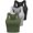 Green, variant on Crop Tops for Women Workout Tanks Racerback Cropped Yoga Shirts 3 Pack Black/Grey/Olive S