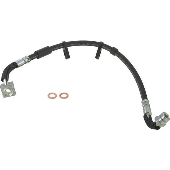 Front Left Brake Hose - Compatible with 2006 - 2007 Ford E-350 Super Duty