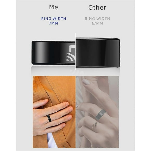 Smart Ring NFC Ring Health Fitness Tracker Ceramic Health Ring No.12