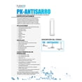 thumbnail image 2 of Cartucho Antisarro Marca Purikor, 2.5 X 10 0.25L, Flujo Nominal 1 gpm PK-ANTISARRO1, 2 of 4