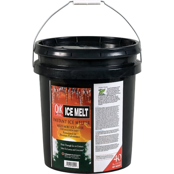 Qik Joe Instant Snow and Ice Melt Pellets - Effective to -25 Degrees - 35 lbs — Residential Use, Standard Application