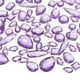 thumbnail image 1 of Uxcell Rhinestones para coser, gemas acrílicas de cristal, diamante para manualidades DIY, decoración de vestidos, ropa, zapatos, bolsas - Forma mixta (200Pcs, Púrpura), 1 of 7