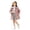 P336 Pink, variant on Tfken Girls Coat Fall Winter Lightweight Button Coats With Pockets Casual Loose Warm Child Comfy Clothes Outwear Size 4-6 Years Beige