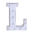 thumbnail image 5 of Alphabet LED Letter Lights Light Up White Plastic Letters Standing Hanging L, 5 of 5