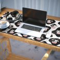 thumbnail image 3 of Long Mouse Pads for Desk,White Cow Black Spot Pattern (8) Desk Mats on Top Of Desks, Desk Mouse Pad Extra Large with 3mm Non-Slip Base and Stitched Edge for Gaming,Office,Work,Home 35.4"x15.7", 3 of 6