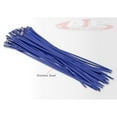thumbnail image 3 of AJP Distributors Universal Car Truck Automotive Motorcycle 100PC 12" Inch / 300mm Stainless Steel Blue Cable Zip Ties Heavy Duty Metal Self-Lock Wire Cord Band Straps Exhaust Header Manifold Heat Wrap, 3 of 4
