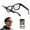 Transparent Lens, variant on AI Smart Glasses with 8MP Camera, 1080P POV video Recording, Bluetooth Calling, Music Playback, AI Object Recognition, Translation, IP65 Water Resistant for Travel & Vlogging