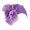 Purple, variant on Ladies Big Turban Pile Flowers Baseball Cap Hat Women Oversized Denim Casual Sun Visor, Orange