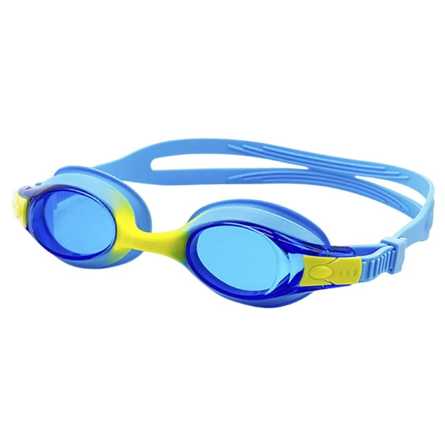 Gafas de natación para niños, gafas de natación transparentes, a prueba de fugas, protección para natación, accesorios, fiestas, buceo. Azul Amarillo