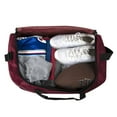 thumbnail image 3 of Trailmaker Unisex 20" Foldable Travel Duffel Bag, Red, 3 of 6