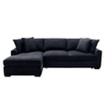 thumbnail image 2 of Kova Sofa Bed Chaise - LAF - Sectional - Navy, 2 of 3
