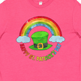 thumbnail image 4 of Inktastic Happy St. Patrick's Day Rainbow and Hat Youth T-Shirt, 4 of 5
