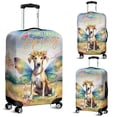thumbnail image 2 of Welcome Spring Fairy Whippet in Flower Meadow Travel Luggage Cover Dog Lover Suitcase Dust Protective Decor - 13002, 2 of 5