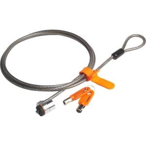 Microsaver Keyed Retractable Notebook - Kensington MicroSaver Keyed Notebook Lock - Patented T-bar Lock - Steel - 6ft