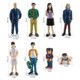 thumbnail image 3 of Set de figuras familiares de PVC para padres, abuelos, niños y niñas, 3 of 3