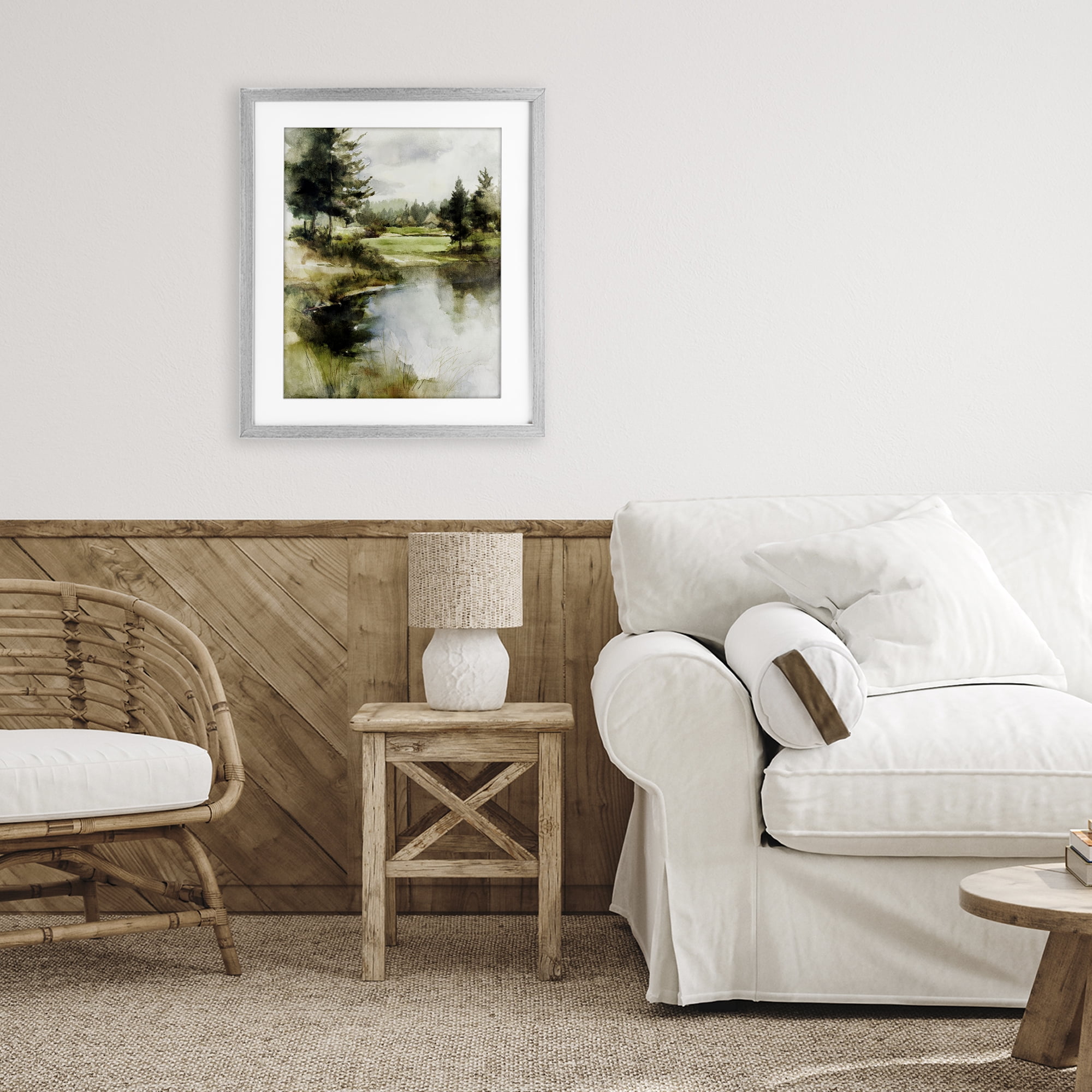 Stupell Industries The Secret Grove Gray Framed Print Under Glass, design by Svetlana Aleynikova