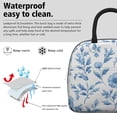 thumbnail image 3 of Obrewu Blue Pioneer Flower Lunch Bag for Adult, Insulated, Leakproof, Oxford Cloth, 3 of 7