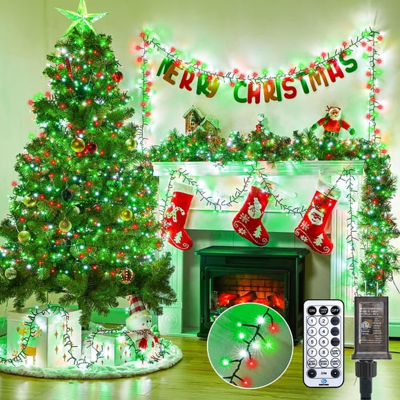 Cadena de luces LED Brightown 1000 de 15 m para árbol de Navidad