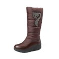 thumbnail image 2 of Winter Warm Snow Boots for Women Plus Size High Snow Boost Warm Thick Down Cotton Shoes, 2 of 8