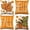 Style 1, variante sur 4 Pcs Housses de Coussin d'Automne 18 x 18 Pouces Citrouille d'Automne Feuilles d'Érable Récolte Housses de Coussin Décoratives pour Action de Grâce Canapé Coussin Sofa Extérieur Intérieur Déco Maison Maison