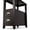 Dark Brown, variant on Furnibear Narrow Nightstand with 2 Drawers and Open Shelf Wooden Bedside End Table for Bedroom and Living Room, Dark Brown