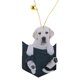 thumbnail image 4 of Adorno colgante de acrílico para mascotas, espejo retrovisor universal para automóvil, decoración interior, 5, 4 of 5