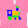 thumbnail image 3 of Inktastic Cute Colorful Train Gift Baby Girl Dress, 3 of 4