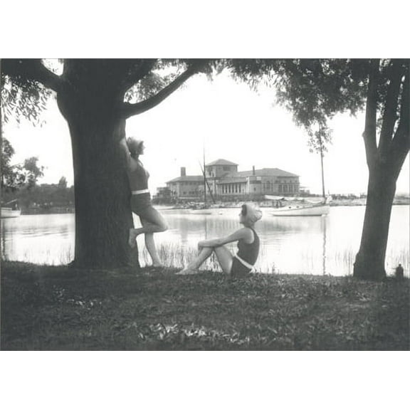 Avanti Press Bathing Beauties On Belle Isle Historic Detroit Blank Note Card