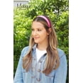 thumbnail image 3 of Motique Accessories Neon Pink 1 inch Satin Hard Headband, 3 of 5