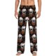 thumbnail image 1 of Balery Butterfly Skull Pantalones de pijama para hombre, pijama ultraligero, pantalón de descanso-Large, 1 of 6