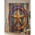 thumbnail image 4 of Shower Curtain Texas Stars Country Shower Curtains for Bathroom, Waterproof Polyester Shower Curtain Set with Hooks, Extra Long 72" x 96" Vintage Wood Grain, 4 of 6